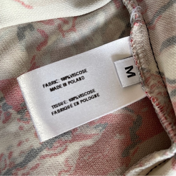 PROENZA Schouler NWT Swirl Print Jersey Turtleneck Top in Red Multi M - Picture 11 of 16